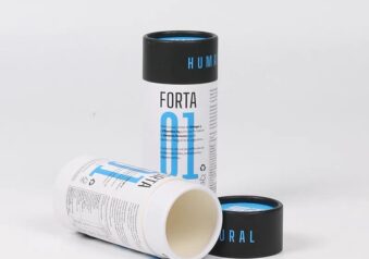 Custom Cardboard Kraft Paper Push Up Paper Lip Balm Stick Candle Perfume Tube Packing