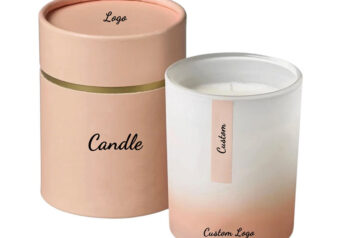 Eco-friendly Custom Label Empty Kraft Paper Cosmetic Cylinder Packaging Candle Tube Perfume Boxes