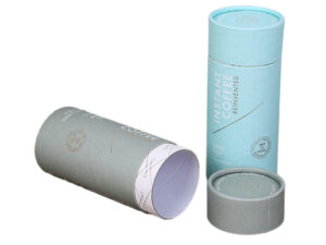 High Quality Custom Design Printed Luxury Paper Tube Box for Tea Coffee Honey Perfume Bottle Packaging