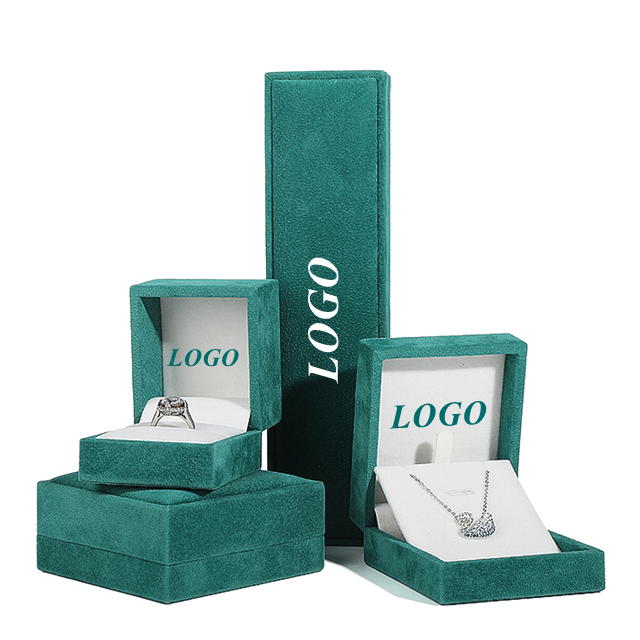 Velvet Unique Creative Wholesale Customize Jewelry Ring Packaging Box with Logo