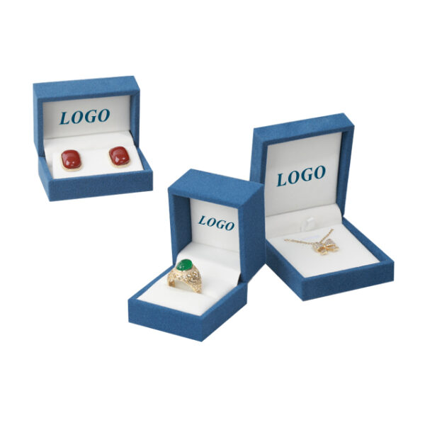 Velvet Unique Creative Wholesale Customize Jewelry Ring Packaging Box with Logo